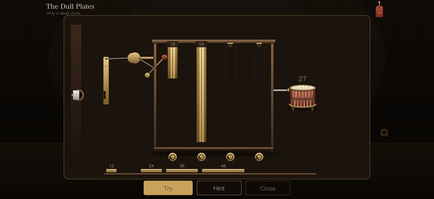 The Dull Plates. Choose and arrange plates to carry the resonance to the drum